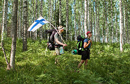 Metsäretkellä Suomen luonnon päivänä